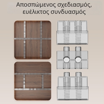Γκαρνταρόμπα με διαχωριστικά ράφια για αποθήκευση, επιτραπέζιος οργανωτής