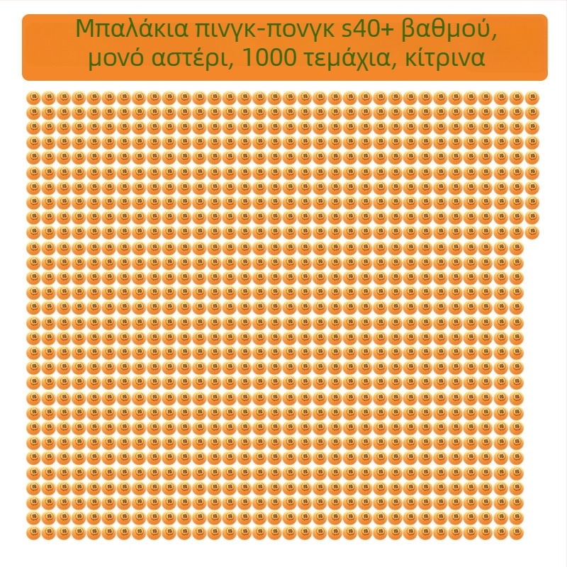 Μηχάνημα εκτόξευσης μπάλας πινγκ-πόνγκ S40+ για προπόνηση, σετ 100 μπάλες, διάμετρος 40 mm