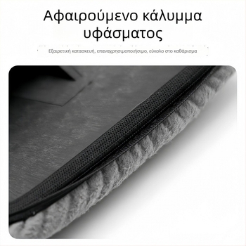 Εργαλείο καθαρισμού παρμπρίζ αυτοκινήτου με βελούδινο φλις κοραλλί και βούρτσα απομάκρυνσης ομίχλης