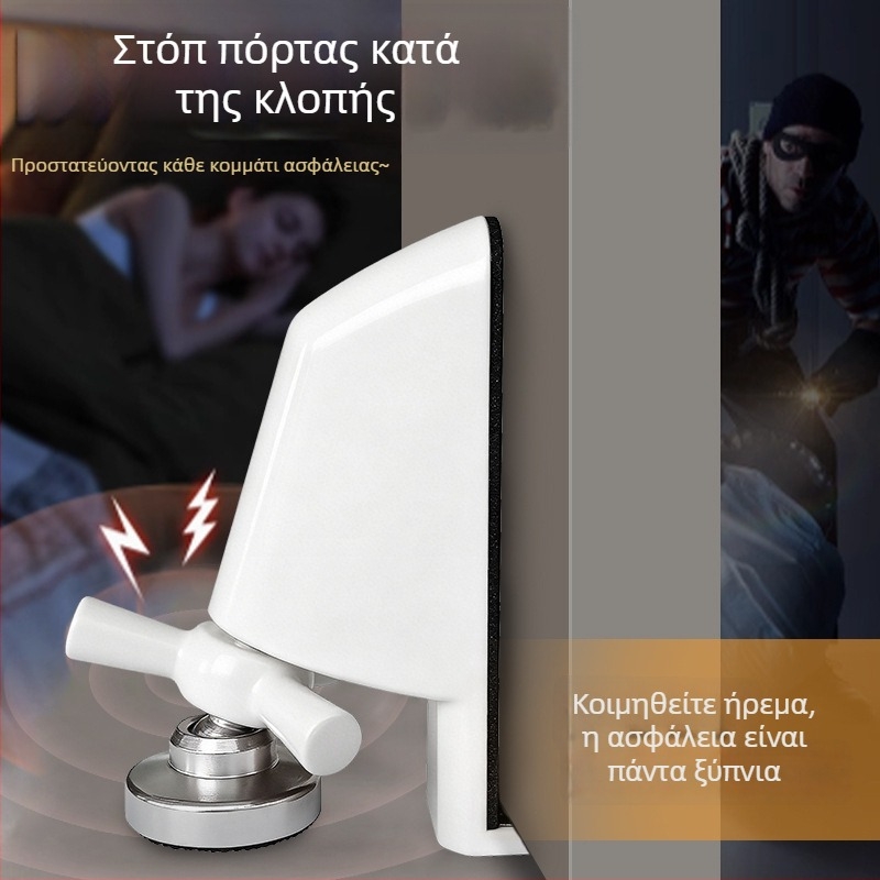Stopper πόρτας τοποθετούμενος στο δάπεδο για ασφάλεια, αντικλοπής για ξενοδοχεία και οικιακή χρήση