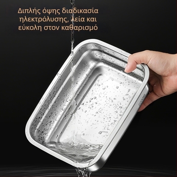 Φορητό δοχείο γεύματος από ανοξείδωτο ατσάλι, ποιότητας τροφίμων, αεροστεγές, διατηρεί τη φρεσκάδα των γευμάτων