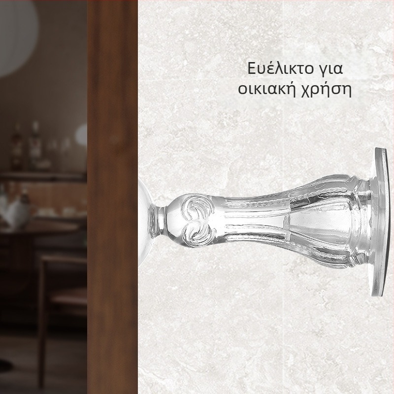 Πλαστικός αποτρεπτής πόρτας για πόρτες μπάνιου και τουαλέτας, αθόρυβος, τοποθέτηση στον τοίχο, χωρίς τρύπες, χωρίς βίδες