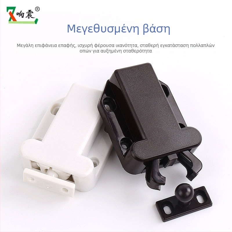 Beetle μηχανισμός ανάστροφης ασφάλισης πόρτας ντουλάπας χωρίς λαβή, κρυφή εγκατάσταση με snap-on