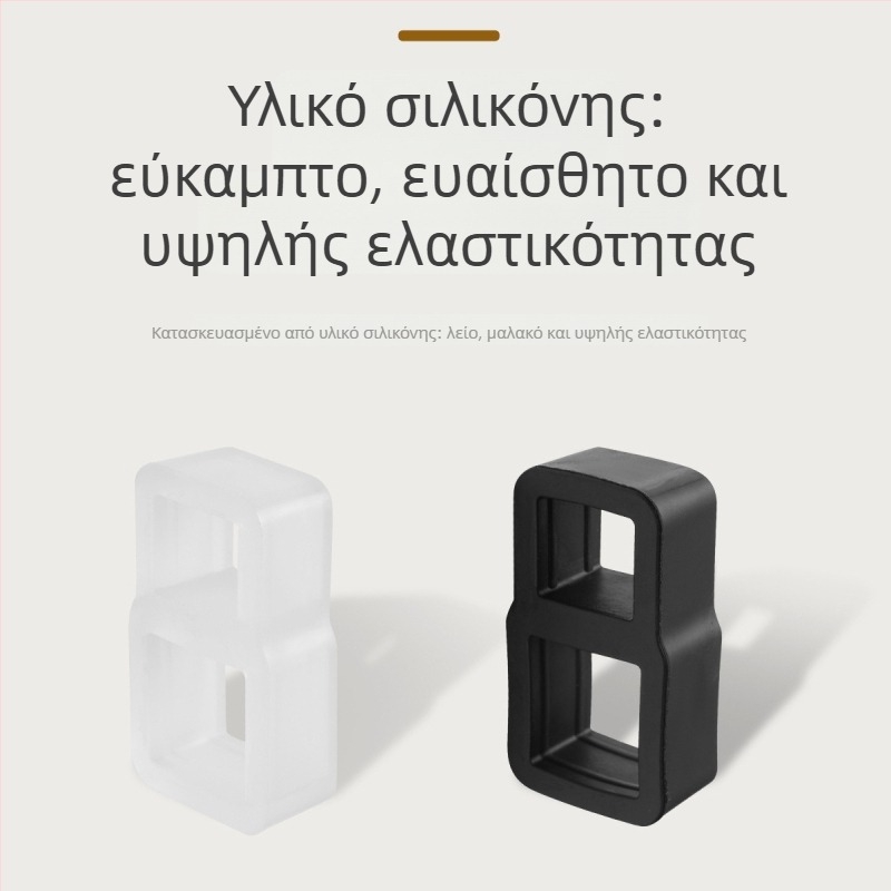 Διαφανής TPE stopper για πόρτες, με buffer για τη λαβή της πόρτας, μαξιλαράκι αντικρούσεων, προστασία από τον άνεμο