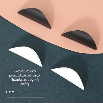 Αυτοκόλλητη, χωρίς τρύπες λαβή για ντουλάπες, συρταριέρες και συρόμενες πόρτες – μοντέρνος μινιμαλιστικός σχεδιασμός επίπλων