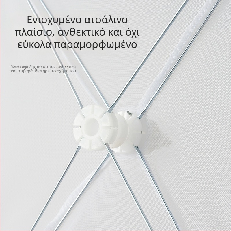 Πτυσσόμενος δικτυωτός κάλυμμα πιάτων για οικιακή χρήση, προστασία από μύγες και σκόνη, μεγάλο μέγεθος