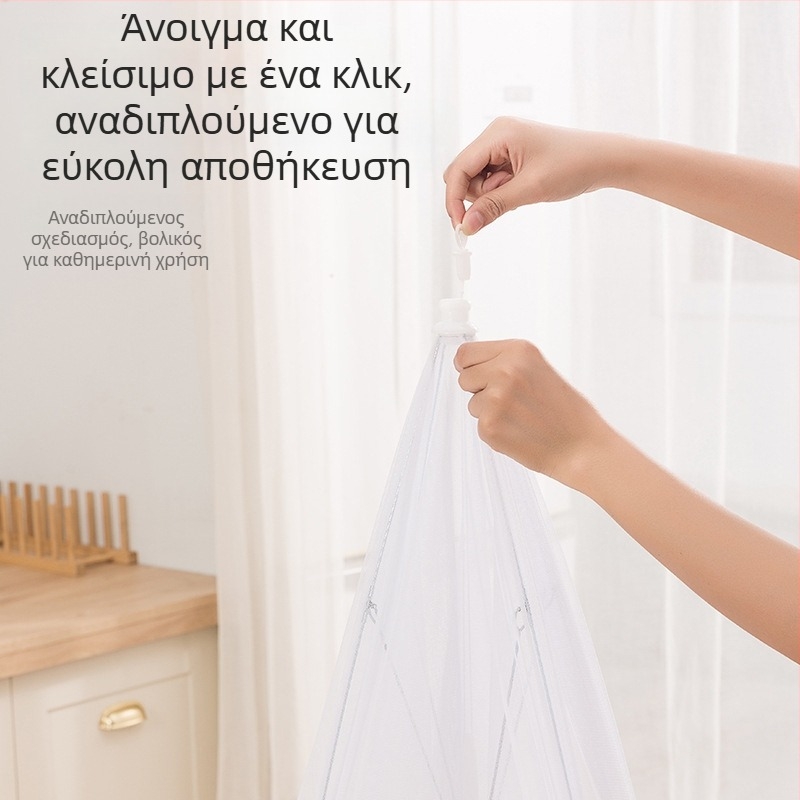 Πτυσσόμενος δικτυωτός κάλυμμα πιάτων για οικιακή χρήση, προστασία από μύγες και σκόνη, μεγάλο μέγεθος
