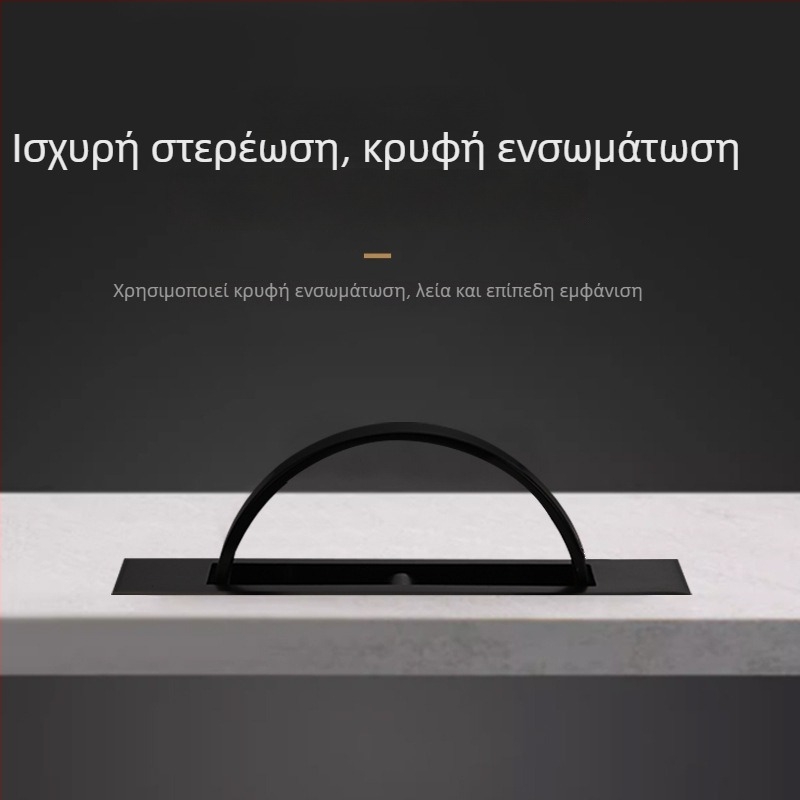 Λαβή Τατάμι κρυφή ενσωματωμένη για κάλυμμα κρεβατιού και πλάκα κρεβατιού, περιστρεφόμενη λαβή πόρτας ντουλαπιού με κρυφό κούμπωμα