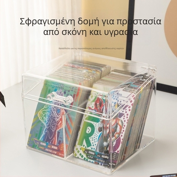 Διαφανές ντουλάπι προβολής κούκλων με κάλυμμα κατά της σκόνης, επιτραπέζια αποθήκευση και έκθεση