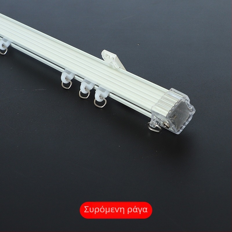 Ράγα ολίσθησης από κράμα αλουμινίου για PVC κουρτίνα πόρτας με μαγνητική διαδρομή και κλιπ