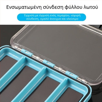 Κιβώτιο αποθήκευσης εξοπλισμού αλιείας για εξωτερική χρήση - λεπτό, αδιάβροχο, με μικρο-μαγνητική πολυλειτουργική οργάνωση
