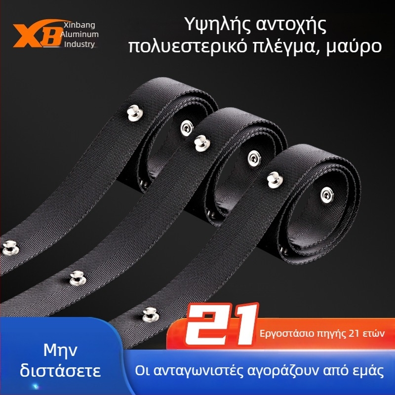 Προσαρμοσμένη φιδόμορφη ταινία κουρτινών με σχέδιο υδάτινων κυμάτων, μαύρη ανθεκτική υφασμάτινη ταινία για οδηγούς κουρτινών