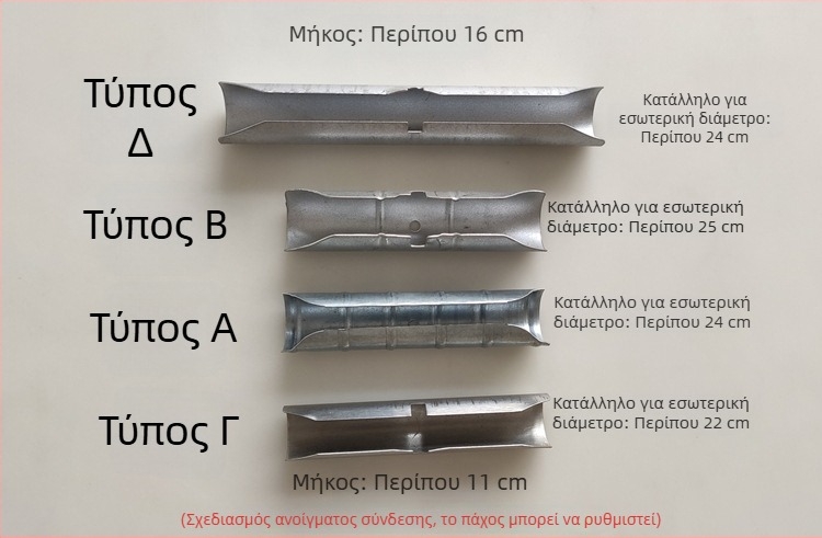 Επεκτεινόμενος συνδετήρας ρωμαϊκής ράγας κουρτινών, 11 εκ., θερμικά σκληρυμένος σύνδεσμος