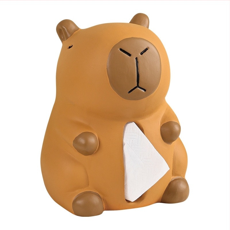 Capybara θήκη χαρτοπετσέτας – γλυκιά και κομψή για σαλόνι, τραπεζαρία και γραφείο