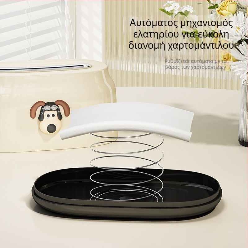 Κουτί χαρτοπετσέτας σε ανοιξιάτικο σχέδιο για σαλόνι – κομψή θήκη αποθήκευσης, δημιουργικό κουτί μπάνιου, μοντέλο E18