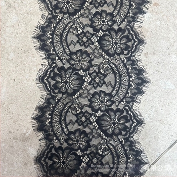 Λωρίδα δαντέλας με κυματιστή άκρη, 22 cm, μήκος 3 μ., για γυναικείες ενδύματα και αξεσουάρ