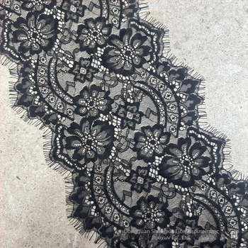 Λωρίδα δαντέλας με κυματιστή άκρη, 22 cm, μήκος 3 μ., για γυναικείες ενδύματα και αξεσουάρ