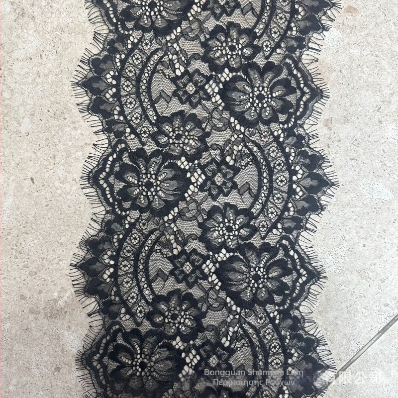 Λωρίδα δαντέλας με κυματιστή άκρη, 22 cm, μήκος 3 μ., για γυναικείες ενδύματα και αξεσουάρ
