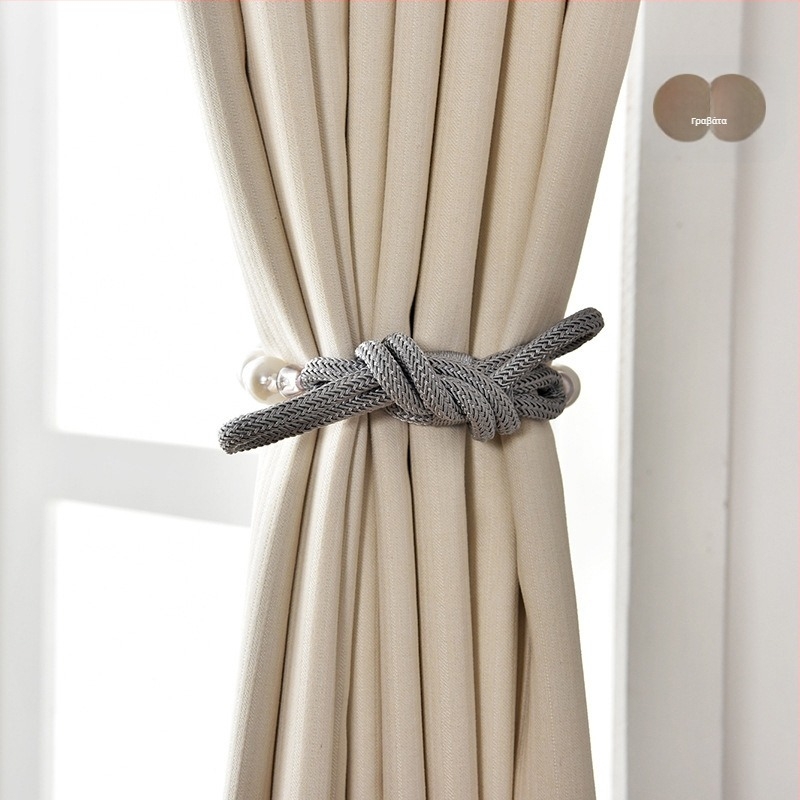 Κορδόνι κουρτινών με μαργαριταρένιες χάντρες – διακοσμητικό δέσιμο κουρτινών