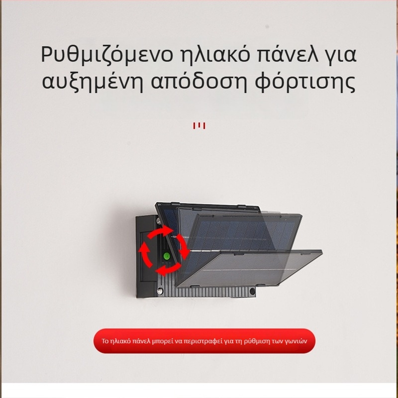 Εξωτερικός ηλιακός φακός τοίχου IP65, RGB χρωματική θερμοκρασία, φως προς τα πάνω και κάτω, κήπος ατμόσφαιρα
