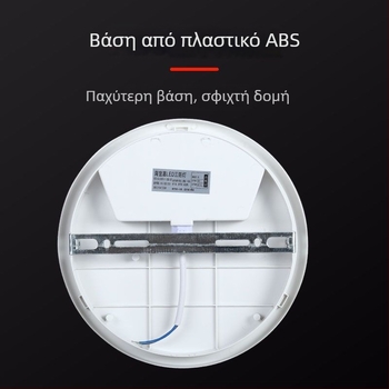 LED αδιάβροχο φωτιστικό τοίχου, μεγάλο στρογγλό-ωοειδές σχέδιο, εξωτερικός διάδρομος, σφραγισμένο, κατά των κουνουπιών