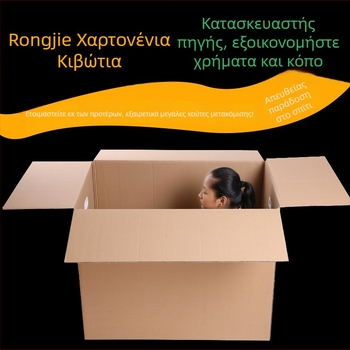 Ενισχυμένο κουτί μετακόμισης, ευρύχωρο για αποθήκευση και συσκευασία