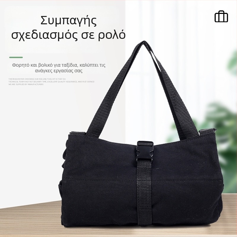 Φορητό κιτ εργαλείων ηλεκτρολόγου με θήκη αποθήκευσης από Oxford ύφασμα, για πορτμπαγκάζ αυτοκινήτου, αναδιπλώμενο με πολλαπλά διαμερίσματα