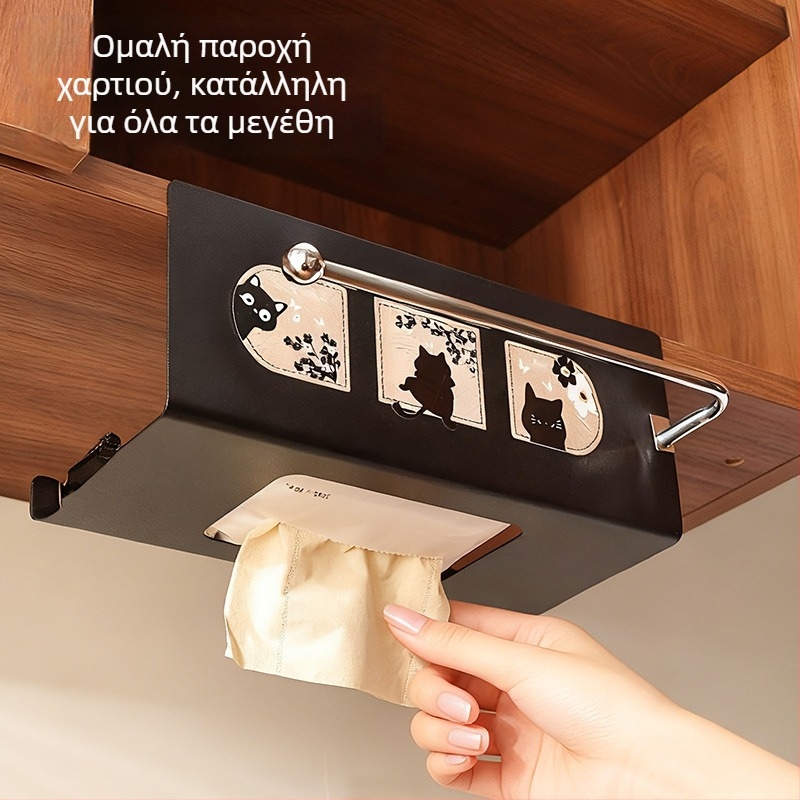 Νέο ρετρό στυλ καθρέφτης-ντουλάπι με οργάνωση πετσετών προσώπου και θήκη χαρτιού υγείας
