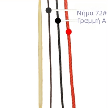 Μεγάλο ρολό Bodhi κλωστή για κοσμήματα, DIY Buddha μπίλιες, βραχιόλι και κολιέ, κόκκινο κορδόνι