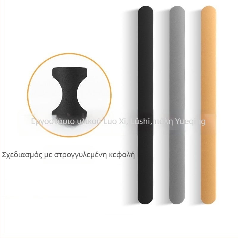 Μακριά λαβή πόρτας ντουλάπας – Τ-σχηματισμένη, με στρογγυλή κεφαλή για ντουλάπες και συρτάρια, μαύρη ή χρυσή