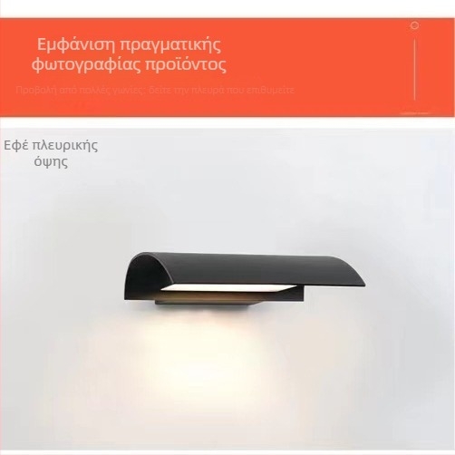 LED εξωτερικός αδιάβροχος τοίχος λαμπτήρας, αμερικανικό αγροτικό στυλ, πολυτελής και κομψός, διακόσμηση εξωτερικού τοίχου βίλας