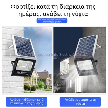 ABS ηλιακό προβολικό φως εξωτερικού κήπου και τοίχου, LED υψηλής ισχύος, φωτοβολταϊκό φωτιστικό δρόμου για οικιακή χρήση