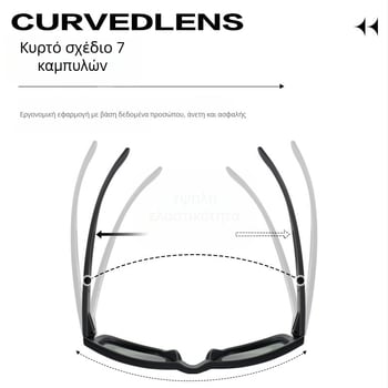 TR90 Πολωτικά Γυαλιά Ηλίου με UV Προστασία, Unisex, για υπαίθρια αθλήματα, πεζοπορία και γκολφ