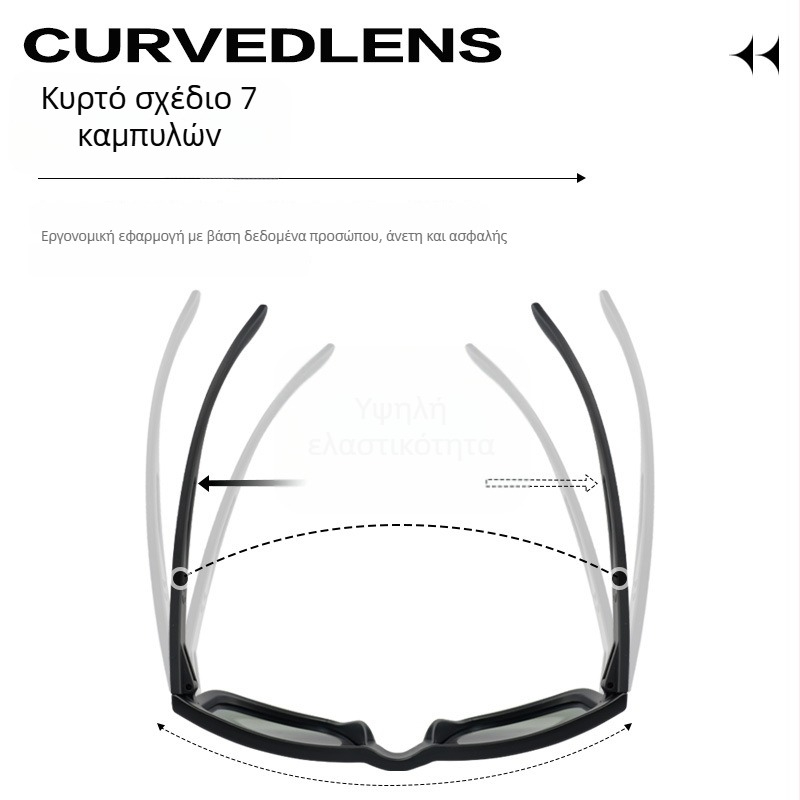 TR90 Πολωτικά Γυαλιά Ηλίου με UV Προστασία, Unisex, για υπαίθρια αθλήματα, πεζοπορία και γκολφ