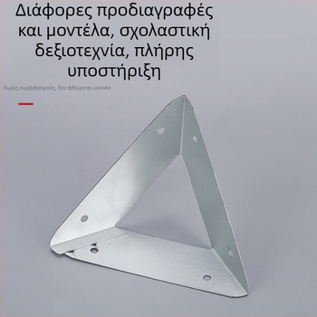 Τριγωνικοί προστατευτές γωνών για ξύλινα κουτιά, γαλβανισμένες μεταλλικές γωνίες, εξαρτήματα