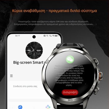 1,98-ίντσων Έξυπνο ρολόι με θύρα SIM, κομψός σχεδιασμός για μαθητές, 5G συνδεσιμότητα, περιστρεφόμενη κάμερα