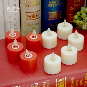 ABS πλαστικό LED κερί τύπου tea light με κίνηση ταλάντευσης για γιορτινή διακόσμηση, ρομαντικά Χριστούγεννα