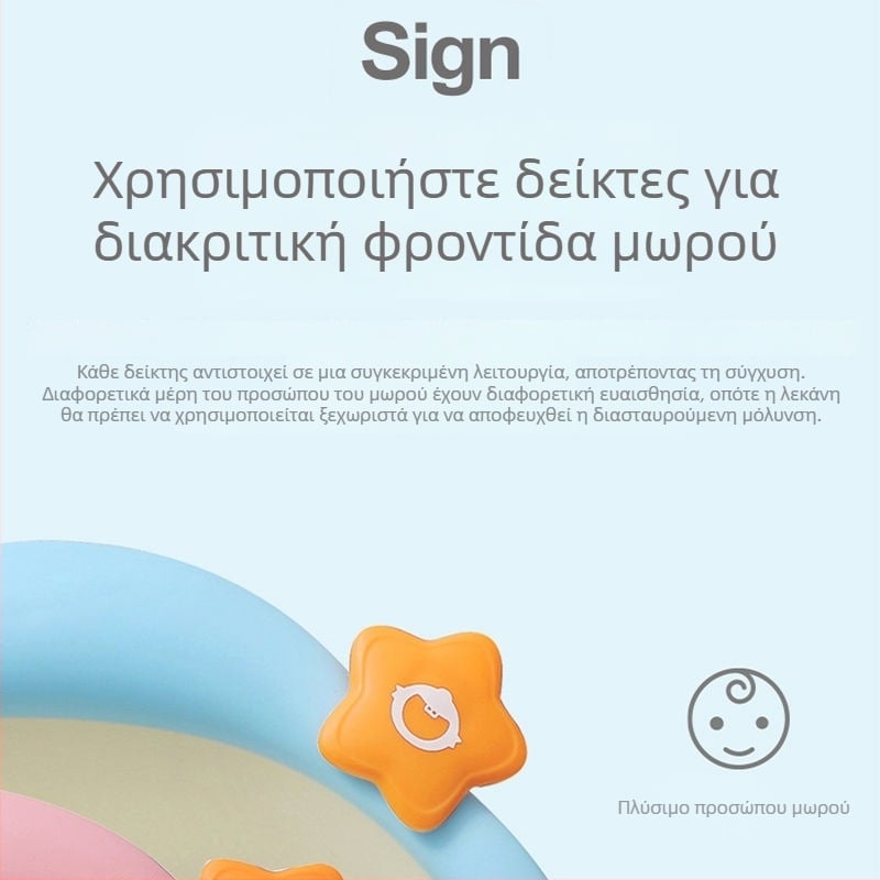 Πλαστική λεκάνη μπάνιου για νεογνά, μικρή με παχύ πάτο