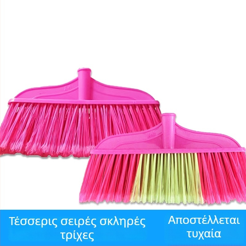 Σκούπα με πέντε σειρές τριχών και παχύτερη πλαστική κεφαλή