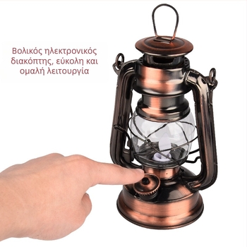 LED φανάρι με προσομοίωση φλόγας, ταλαντευόμενο – διακοσμητικό φως για μπαρ και καφέ, ευρωπαϊκό οικιακό περιβάλλον, σε στυλ λαμπτήρα πετρελαίου