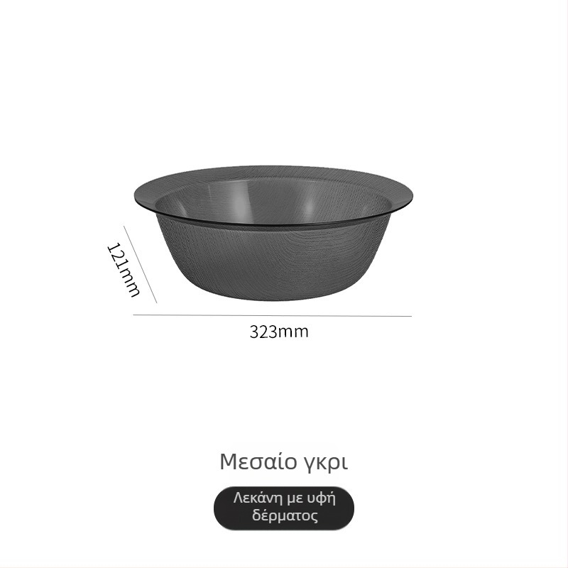 Yimeijia Μεγάλη στρογγυλή πλαστική λεκάνη πλυσίματος για φοιτητικό δωμάτιο – κατάλληλη για πλύσιμο προσώπου, ρούχων και λαχανικών
