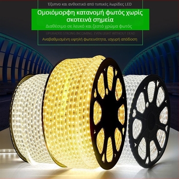 LED ταινία για το σαλόνι και την οροφή, αδιάβροχος διακοσμητικός φωτισμός περιβάλλοντος, 60 LEDs, σειρά 2835, 6,8W/m