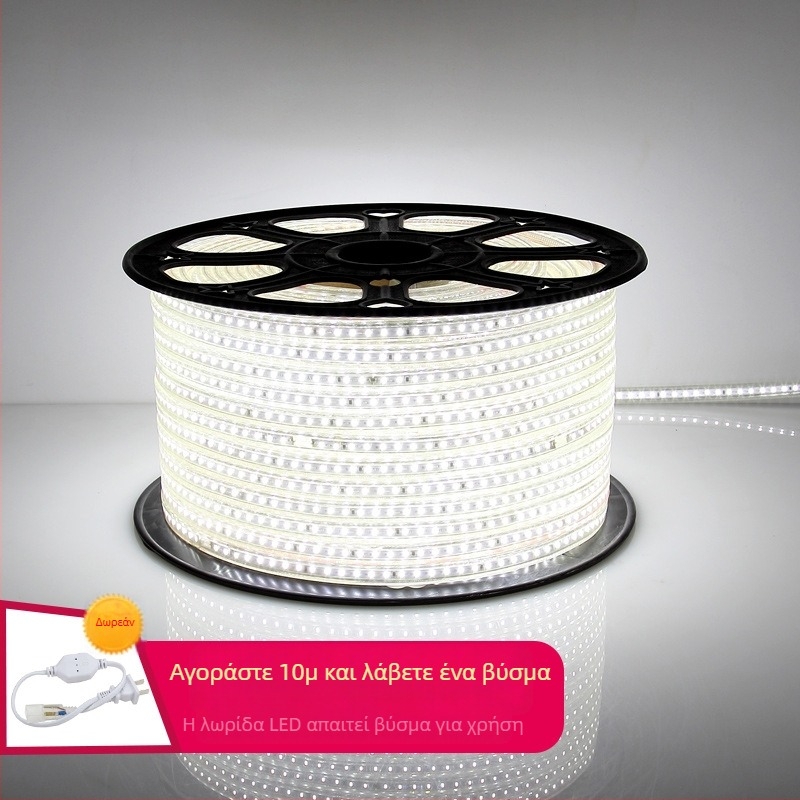 LED ταινία για το σαλόνι και την οροφή, αδιάβροχος διακοσμητικός φωτισμός περιβάλλοντος, 60 LEDs, σειρά 2835, 6,8W/m