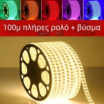 Λωρίδα LED 220V, αδιάβροχη εξωτερική χρήση, κατάλληλη για σήραγγες και τεχνικά έργα; χαμηλής τάσης 36V/24V; ατμοσφαιρικό φωτιστικό οροφής για καθιστικό.