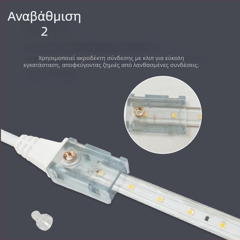 Shenzhou Guangke LED ταινία 220V χωρίς καλώδια, για φόντο τηλεόρασης, τοίχο ή οροφή, 2835 υψηλής φωτεινότητας
