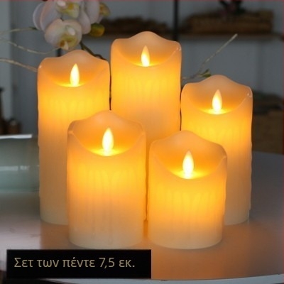 LED ηλεκτρονικό κερί με δάκρυ κεριού και εναλλασσόμενη φλόγα, τεχνητό κερί παραφίνης για διακόσμηση μπαρ, γάμου και εστιατορίου