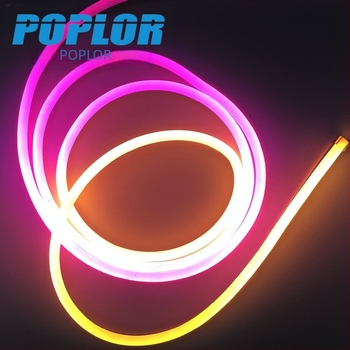 Ελαστική λωρίδα LED νέον, 220V, πολύχρωμος σωλήνας LED 2835