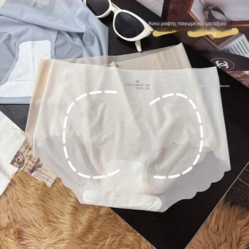 Ice Silk γυναικείο εσώρουχο χωρίς ίχνη - καλοκαίρι ultra-thin, γρήγορο στέγνωμα, 3D γλουτών σε σχήμα ροδάκινου για γιόγκα