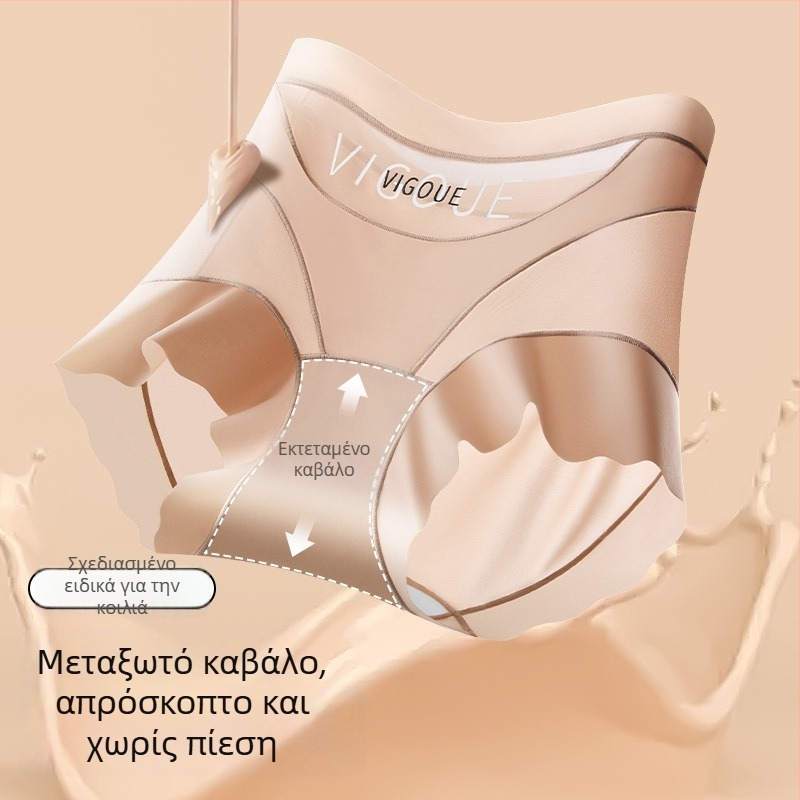 Γυναικείο εσώρουχο με υψηλή μέση για έλεγχο της κοιλιάς, διαπνέουσα νάιλον πλέξη, αντιβακτηριακό shapewear με ανύψωση γλουτών, μεγάλου μεγέθους