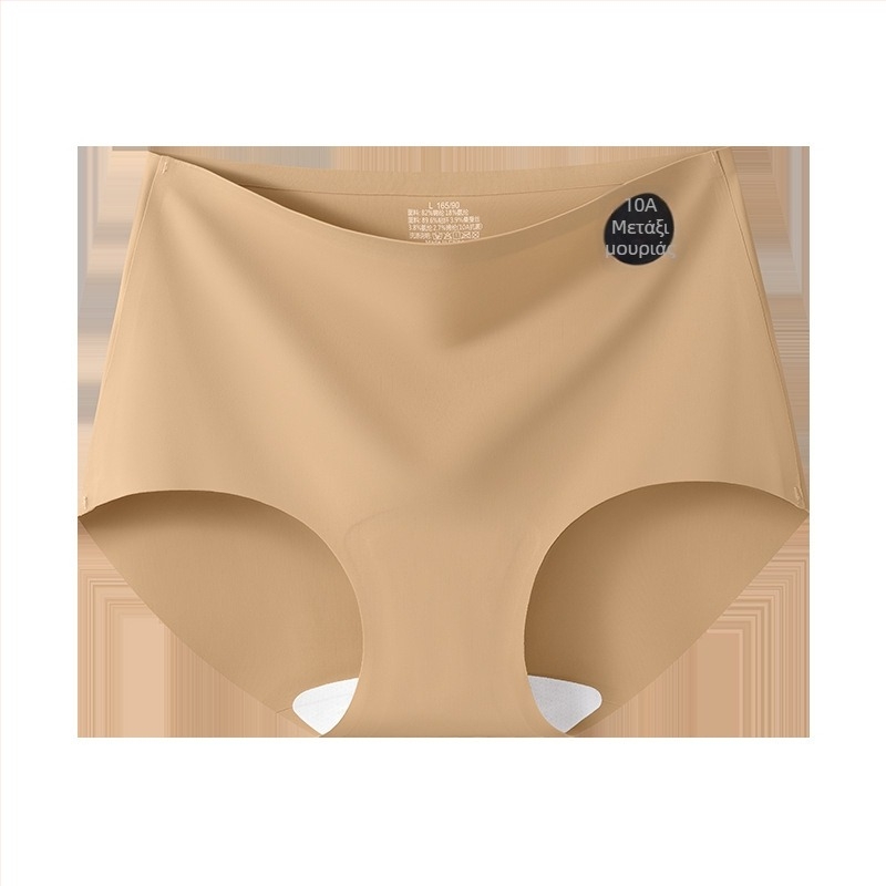 Γυναικείες σλιπ Ice Silk για καλοκαίρι, διαπνοή, γρήγορο στέγνωμα, αντιβακτηριακές, υψηλή μέση, επένδυση καβάλου από μεταξί μουριάς